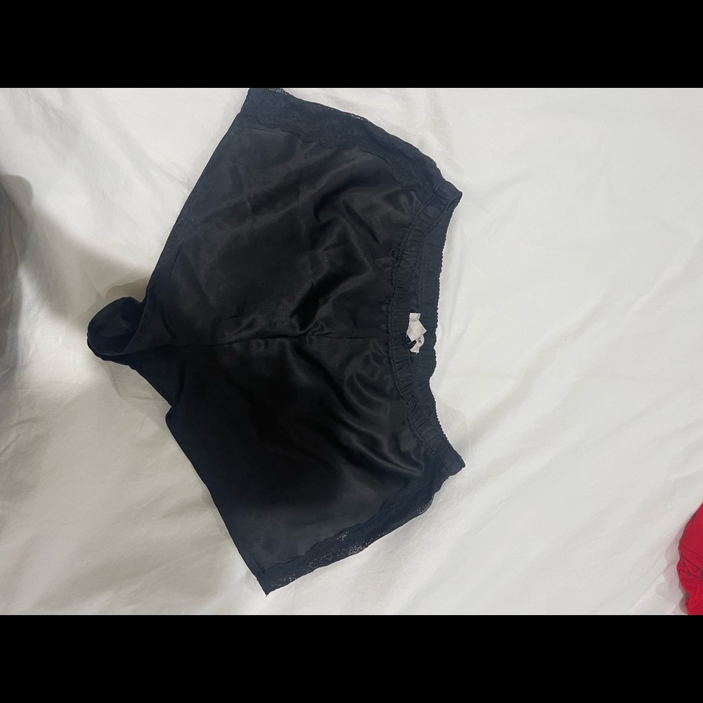 Satin pj shorts